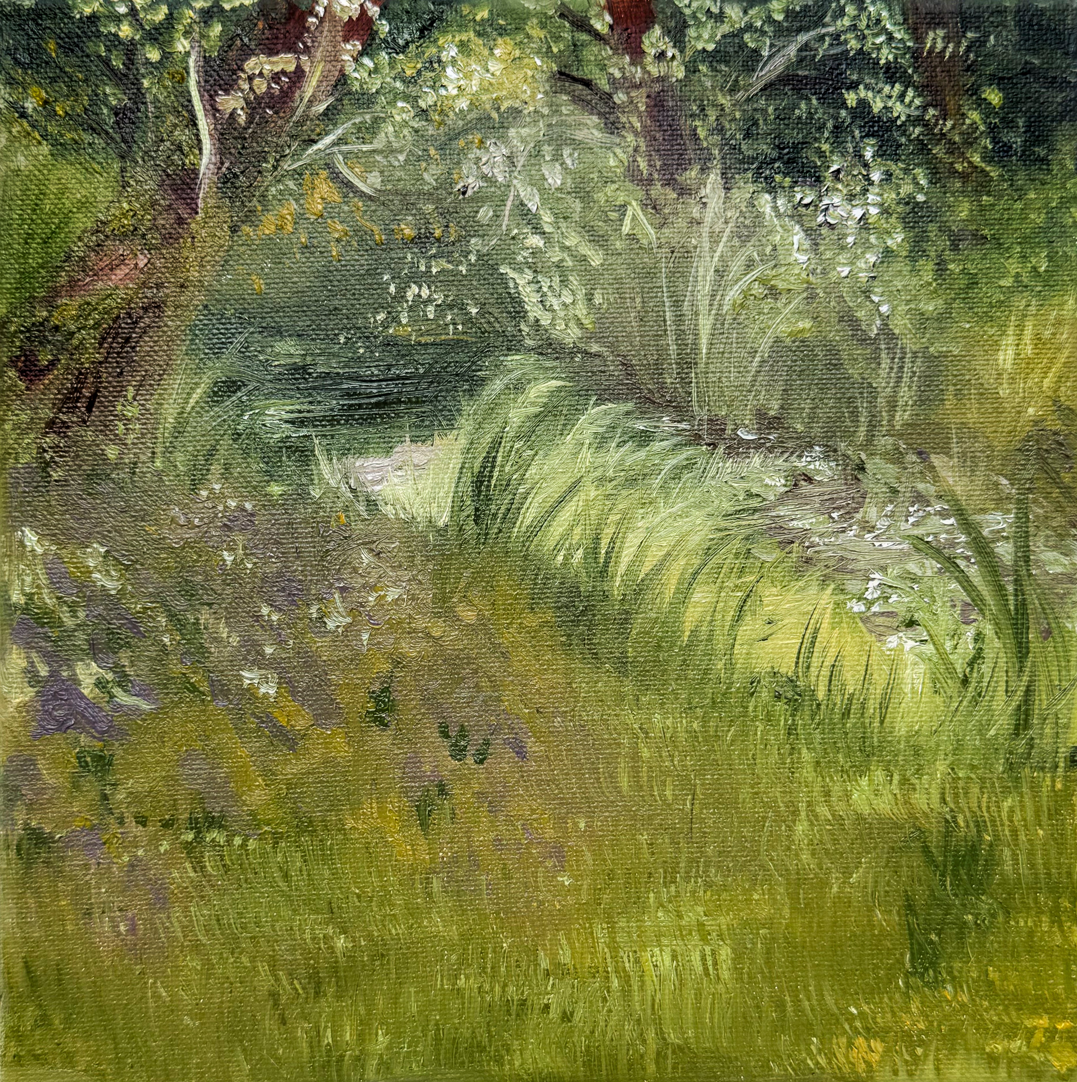 The Garden Gate- Original Painting in Oil