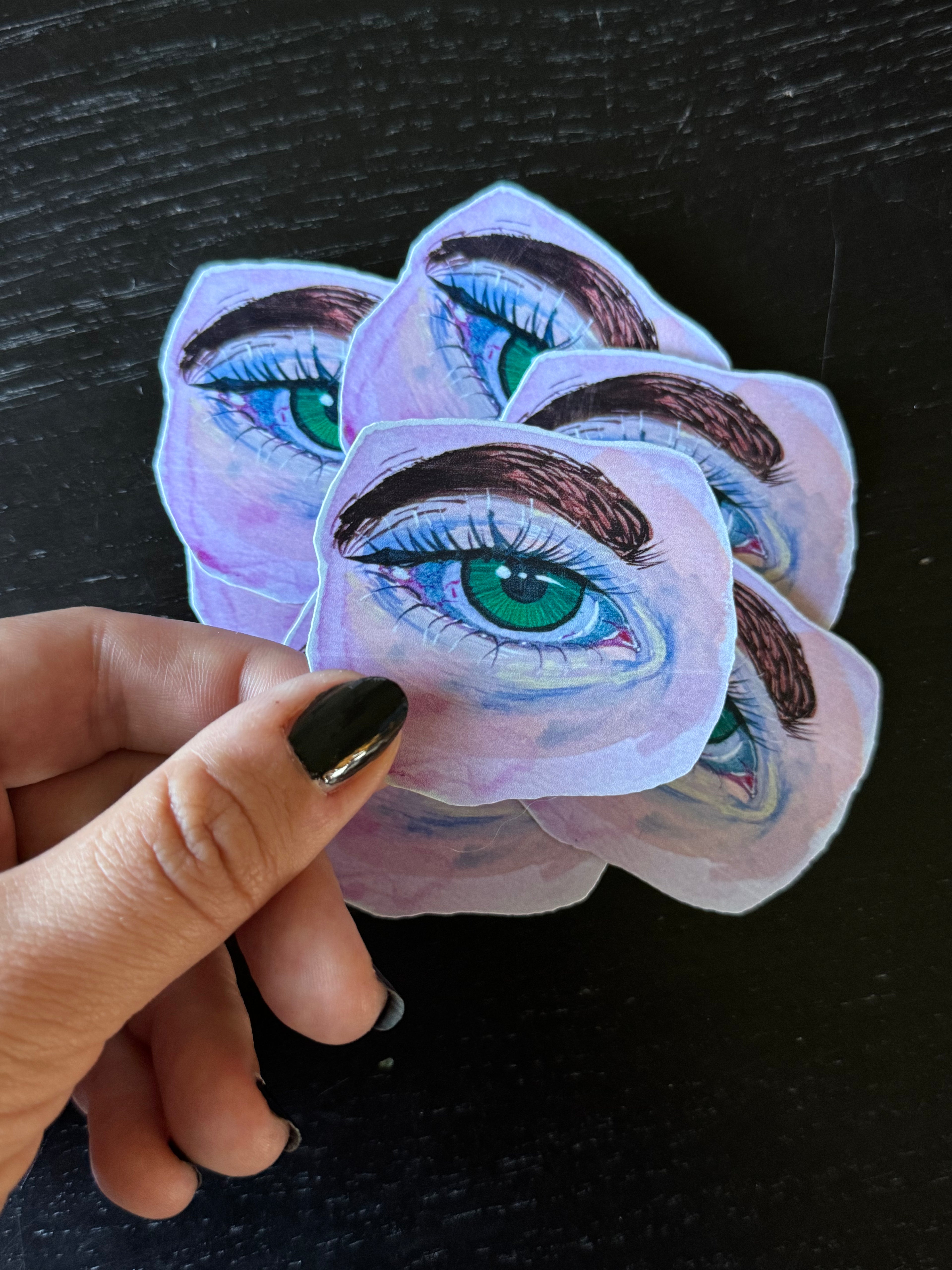 Green Eye- Sticker