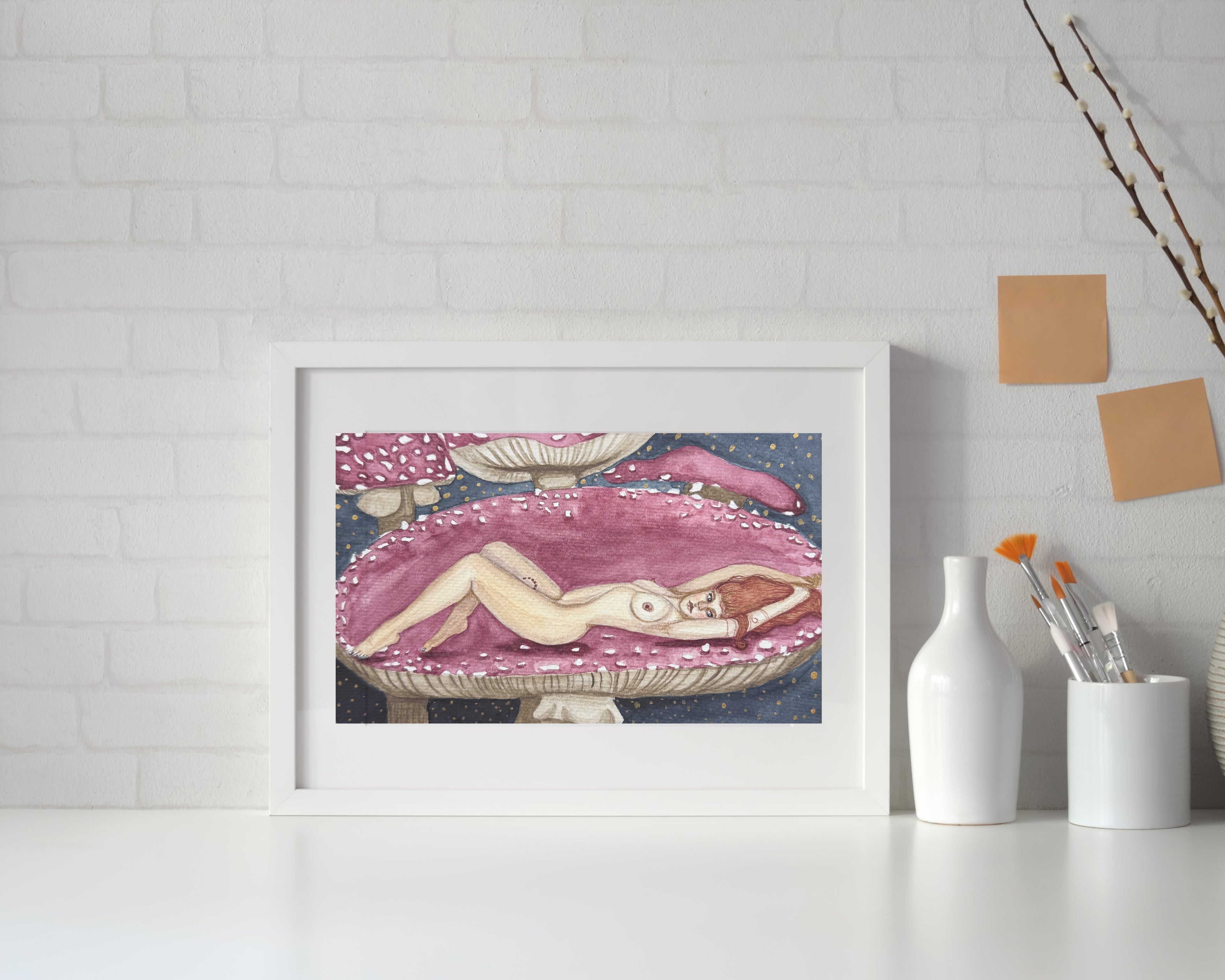 Mushroom Lover- Original Artwork